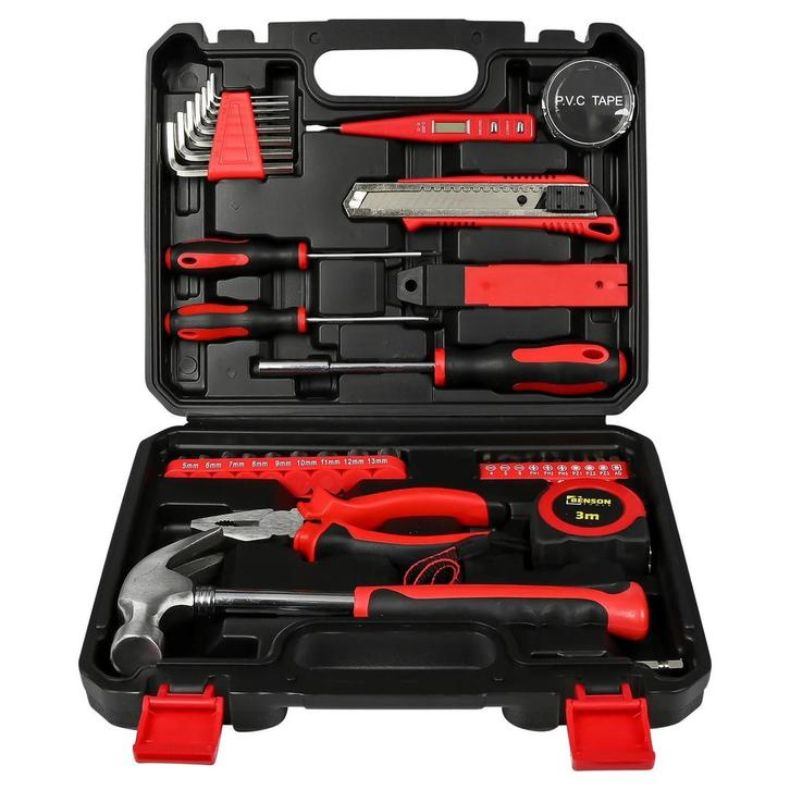 Gereedschapsset 43 Delig - Gereedschapskoffer - Handgereedsc, Auto diversen, Autogereedschap, Nieuw, Ophalen of Verzenden