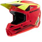 Alpinestars S-M3 Youth Fray Rood Geel Fluo Zwart Offroad, Motoren, Verzenden, Nieuw met kaartje, Offroadhelm, Overige merken