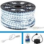 LED Strip Wit - 5 meter in een ROL - 220V - 5050 SMD - 60L/, Huis en Inrichting, Lampen | Overige, Nieuw, Ophalen of Verzenden