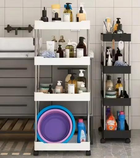 Smal Opbergrek op Wielen – 3/4 Lagen voor Badkamer & Keuken, Huis en Inrichting, Keuken | Keukenelementen, Nieuw, Verzenden