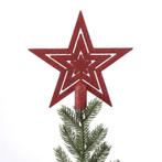 Plastic Kerstballen Set met Piek - 40 Stuks - Ø8 cm - Rood, Diversen, Verzenden, Nieuw