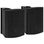 vidaXL Stereoluidsprekers wandgemonteerd 2 st 120 W zwart, Audio, Tv en Foto, Luidsprekers, Verzenden, Nieuw