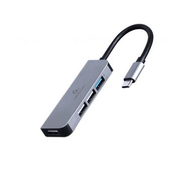Gembird 4 Ports USB-C HUB grijs beschikbaar voor biedingen