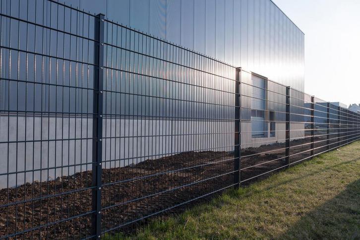 Dubbelstaafmatten hekwerk nieuw in alle maten., Tuin en Terras, Tuinhekken en Hekwerk, Dubbelstaafmat hekwerk, Nieuw, IJzer