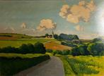 Pierre-Edmond Peradon (1893-1981) - Clocher de la region, Antiek en Kunst, Kunst | Schilderijen | Klassiek