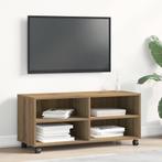 vidaXL TV-kast Bruin 90 x 35 x 40,5 cm Bewerkt hout, Minder dan 50 cm, Verzenden, Nieuw, Minder dan 100 cm