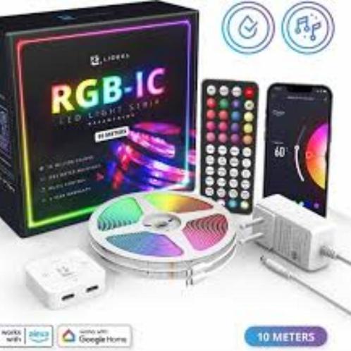 Lideka RGB IC Led Strip 10M met Afstandsbediening, Diversen, Overige Diversen, Ophalen of Verzenden