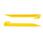 100 stuks Campking Tentharing ABS 30cm, Ophalen of Verzenden, Nieuw