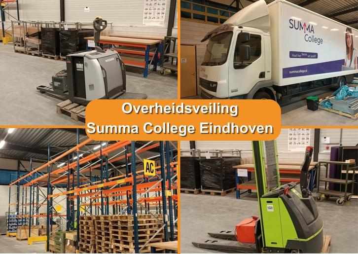 Nu Online: Overheidsveiling Summa College Eindhoven, Zakelijke goederen, Kantoor en Winkelinrichting | Magazijn, Stelling en Opslag