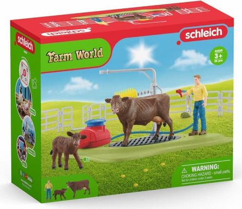 Schleich | Farm World | 42529 Koe Wasstation van 55 naar 29, Kinderen en Baby's, Speelgoed | Overig, Nieuw, Ophalen of Verzenden