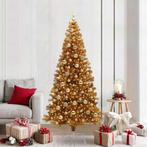 vidaXL Kerstboom met 300 LED met standaard Goud 210 cm PET, Verzenden, Nieuw