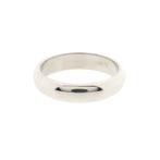 Witgouden aanschuifring (trouwring, gouden ring) (trouwring), Gebruikt, Overige kleuren, 19 tot 20, Ophalen of Verzenden