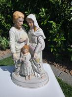 Beeld, Heilige Familie - 25.5 cm - Handgeschilderd - 1950