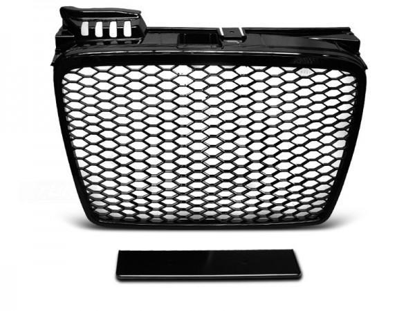 Grill Audi A4 B7 (2004-2008) RS4 Gloss-Black Embleemloos, Auto-onderdelen, Overige Auto-onderdelen, Ophalen of Verzenden