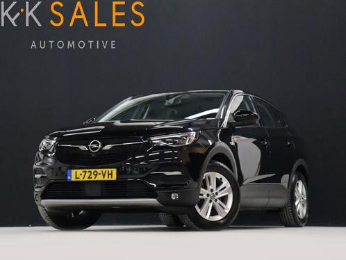 Zakelijke Lease |  Opel Grandland X 1.2 Turbo Business Elega, Auto's, Opel, Dealer onderhouden, Lease, Zwart, Handgeschakeld, SUV of Terreinwagen