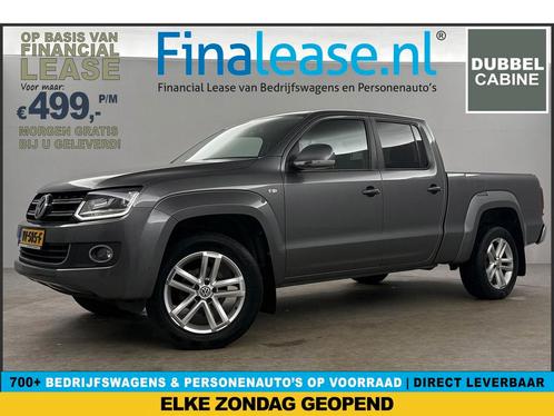 Volkswagen Amarok 2.0 TDI 4Motion XL 5 Pers DC 3200KG €499pm, Auto's, Volkswagen, Lease, Automaat, Overige carrosserieën, Diesel