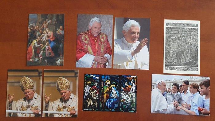 8 zeldzame beeldjes van san Giovanni Paolo II, Benedetto, Antiek en Kunst, Antiek | Boeken en Bijbels