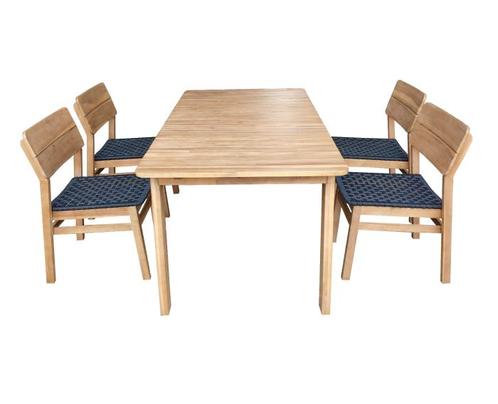 Tuinset Jala acacia - Naturel/Antraciet, Tuin en Terras, Tuinsets en Loungesets, Nieuw, Ophalen of Verzenden