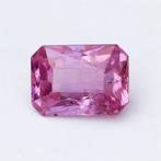 1 pcs Roze Saffier - 1.30 ct - International Gemological, Nieuw