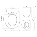 Toiletbril Tiger Stax Thermoplast Wit, Ophalen of Verzenden, Nieuw