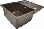 Aquamarin Spoelbak - Wasbak - Graniet - Keuken - Afdruipoppe, Verzenden, Nieuw