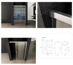 Wiesbaden Puerta softclose nisdeur met 1 schuifdeur 120 x 20, Ophalen of Verzenden, Nieuw