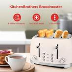 2dekans | KitchenBrothers Retro Broodrooster - Toaster - 6, Ophalen of Verzenden, Zo goed als nieuw