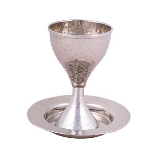 Kiddush beker met schotel, een modern ontwerp van Yair E..., Huis en Inrichting, Woonaccessoires | Overige