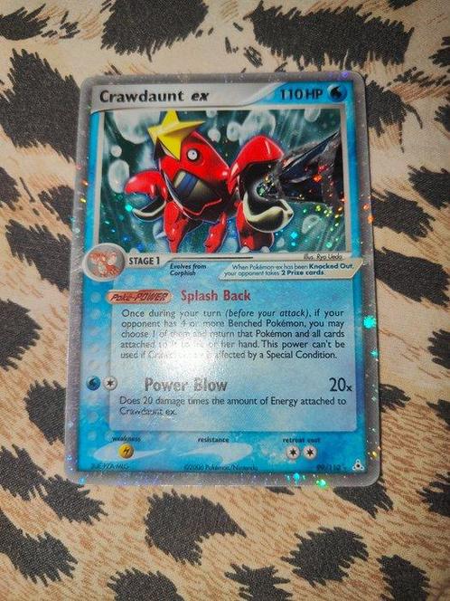 Card - Kingdra EX Holo Dragon Frontiers & Craudant Ex Holo, Hobby en Vrije tijd, Verzamelkaartspellen | Pokémon