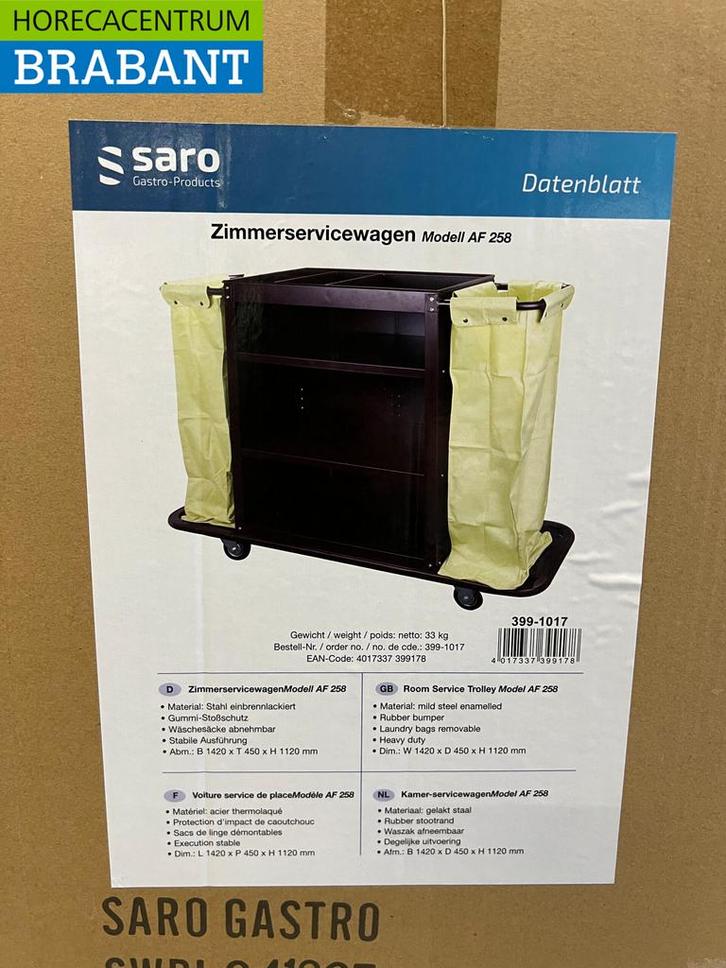 Saro AF260 Kamer Service Trolley Verrijdbaar Horeca, Zakelijke goederen, Horeca | Keukenapparatuur, Nieuw in verpakking, Ophalen of Verzenden