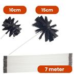 Kibani Schoorsteenborstel 7 meter 10 CM En 15 CM - 2, Nieuw