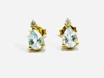 Oorbellen - 18 karaat Geel goud - 2.35ct. tw. Aquamarijn -, Nieuw