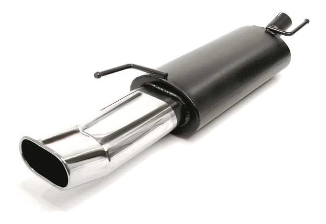 Novus RVS sportuitlaat Vw Golf 3 Golf 3 Cabrio 75x135mm DTM, Auto-onderdelen, Uitlaatsystemen, Nieuw, Verzenden