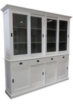 Buffetkast wit - grijs Born 220 cm, Huis en Inrichting, Ophalen of Verzenden, Nieuw