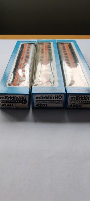 Märklin H0 - 4148 / 4251 / 4252 - Model treinwagon (3) - 3, Hobby en Vrije tijd, Modeltreinen | H0