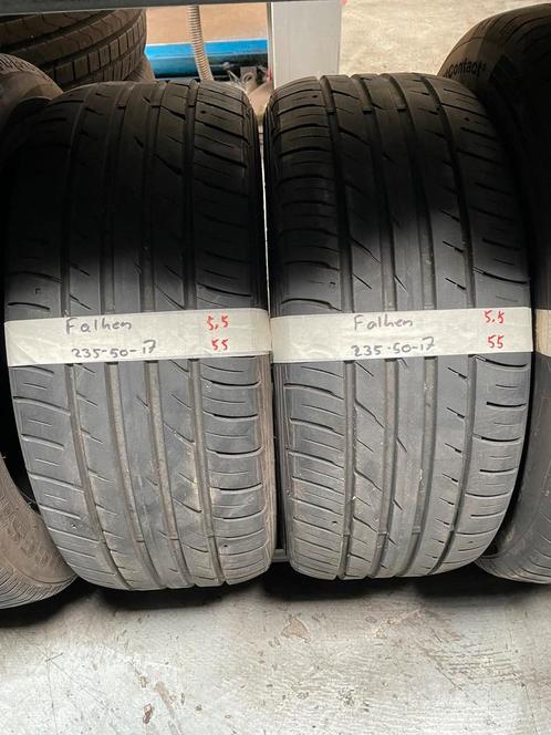 235-50-17 Falken Zomerbanden 5.5mm Incl Montage 235 50 17, Auto-onderdelen, Banden en Velgen, 17 inch, Zomerbanden, 235 mm, Personenwagen
