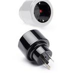 Reisstekker | Europa naar Australië (Geaard, Type F  I), Verzenden, Nieuw