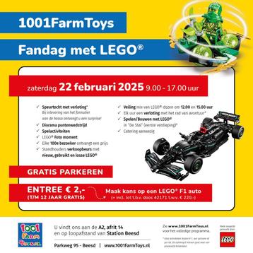 1001FarmToys Fandag met LEGO Beurs & Veiling 22 februari 25 beschikbaar voor biedingen