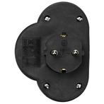 Benson Stopcontact duo - 2 voudig - randaarde - schakelaa..., Doe-het-zelf en Verbouw, Elektra en Kabels, Ophalen of Verzenden