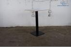 Kantinetafel | Tweedehands | Appelgroen blad | Zwart frame |, Verzenden, Gebruikt