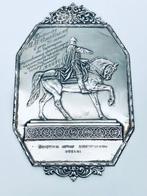 Figuur - Placa rusa de plata - .875 (84 Zolotniki) zilver, Antiek en Kunst, Antiek | Goud en Zilver