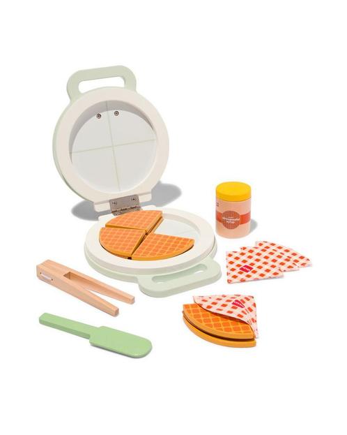 HEMA Stroopwafelmaker hout 20-delig, Kinderen en Baby's, Speelgoed | Houten speelgoed, Nieuw, Verzenden