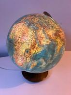 Vintage Glazen Globe Lamp - 1950-1960 - Wereldbol