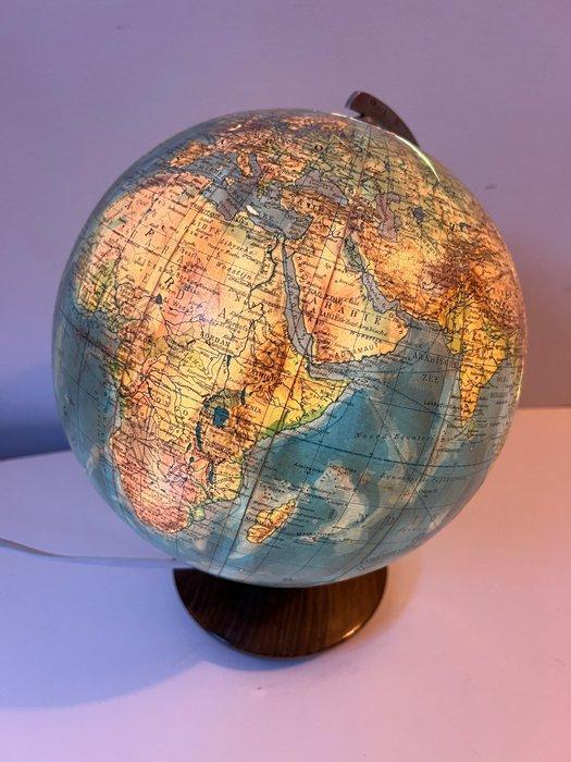 Vintage Glazen Globe Lamp - 1950-1960 - Wereldbol, Antiek en Kunst, Curiosa en Brocante