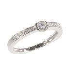 Zonder minimumprijs - Ring - 18 karaat Witgoud - 0.35ct. tw., Nieuw