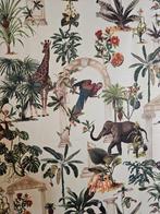 300x280cm! Nieuw exclusief textiel met exotische dieren -