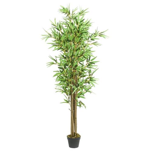 vidaXL Kunstplant bamboe 1288 bladeren 180 cm groen, Huis en Inrichting, Woonaccessoires | Kunstplanten en Kunstbloemen, Nieuw