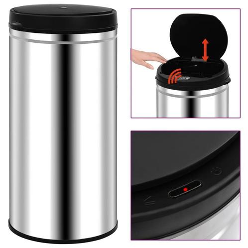 RVS Sensor Prullenbak 70L - Tweedekansje! Zo Goed Als Nieuw, Huis en Inrichting, Woonaccessoires | Prullenbakken, 75 cm of meer
