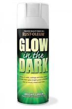 Rust oleum glow in the dark spuitverf 400 ml, green yellow, Nieuw, Verzenden
