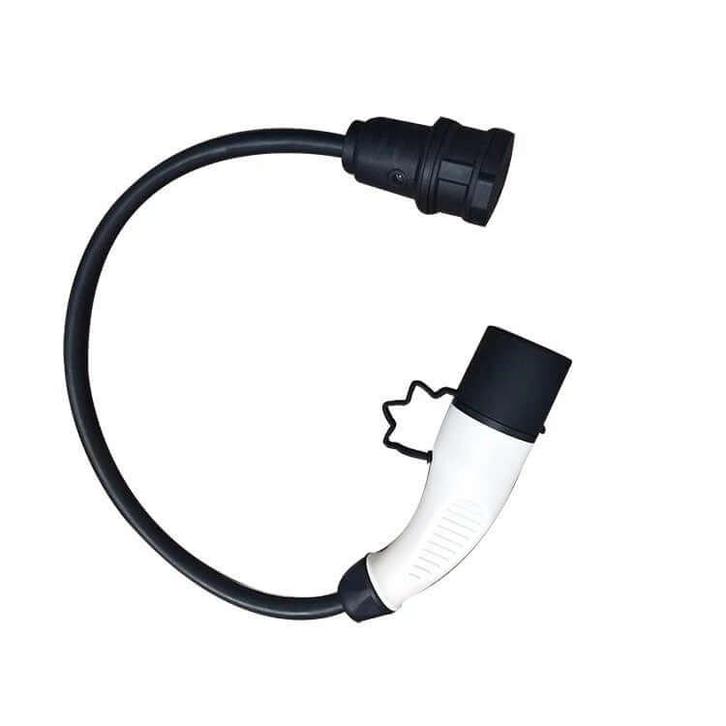 Type 2 naar Schuko adapter 230V 16A (3,7 kW), Auto diversen, Laadpalen, Ophalen of Verzenden